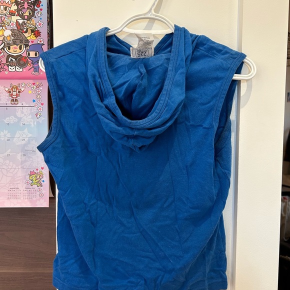 Y2K “spoiled” blue slogan shirt - Picture 2 of 2